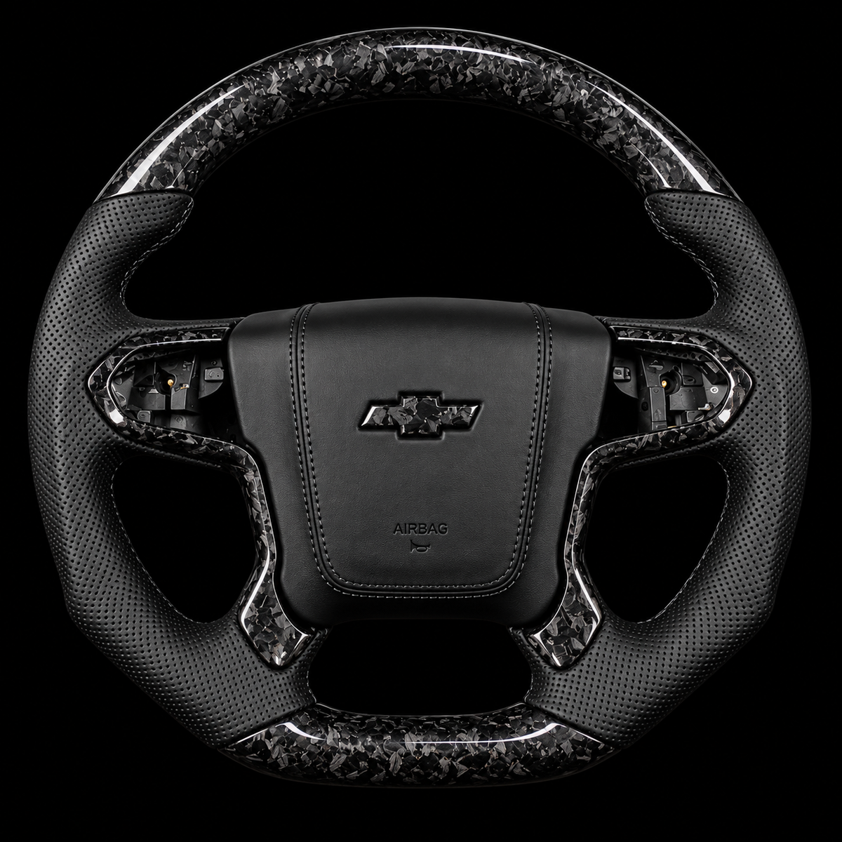 2014-2018 Chevrolet Silverado Forged Carbon Fiber Steering Wheel