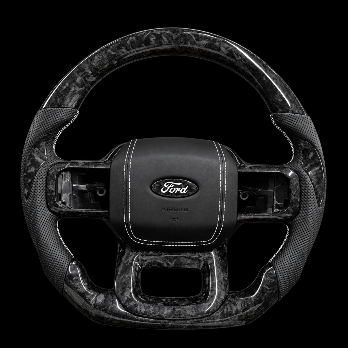 2021+ Ford F-150 2021+ Forged Carbon Fiber Steering Wheel