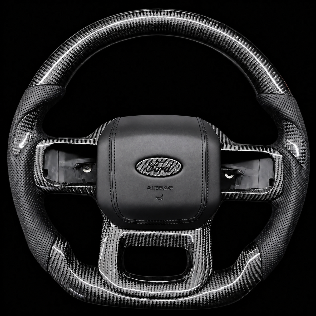 2021+ Ford F-150 Carbon Fiber Steering Wheel