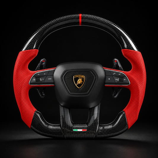 (2018-2026 Lamborghini Urus Carbon Fiber Steering Wheel