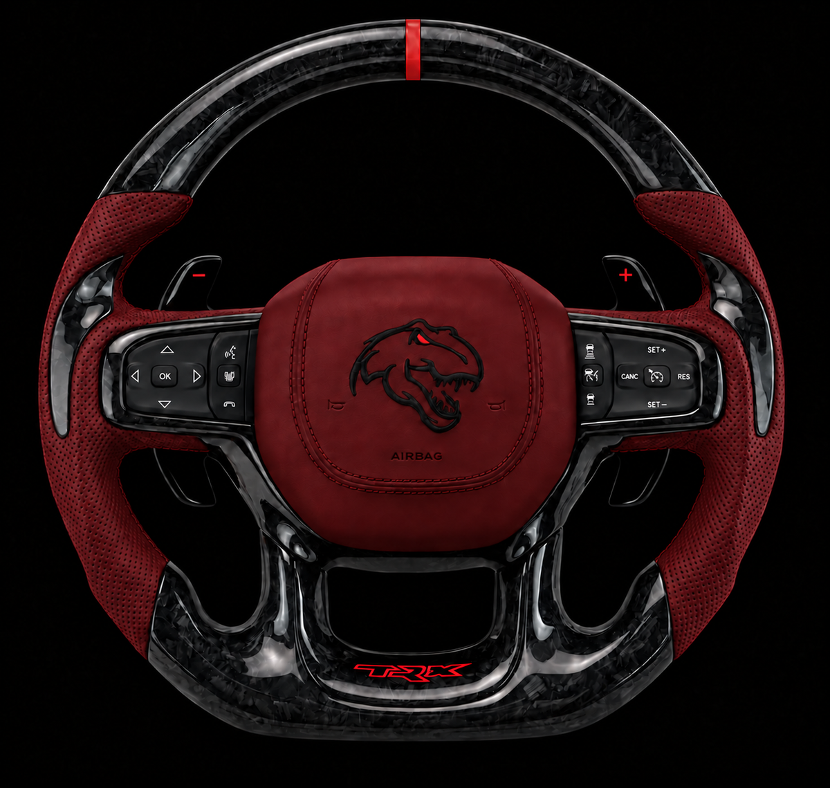 2021+ Ram TRX Forged Carbon Fiber Steering Wheel