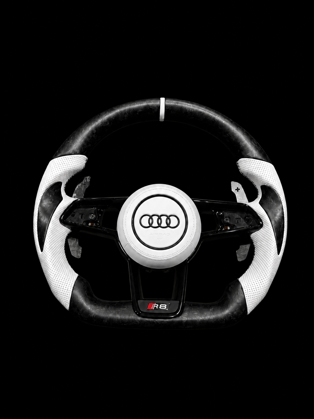 Audi R8 Satin Forged Carbon Steering Wheel