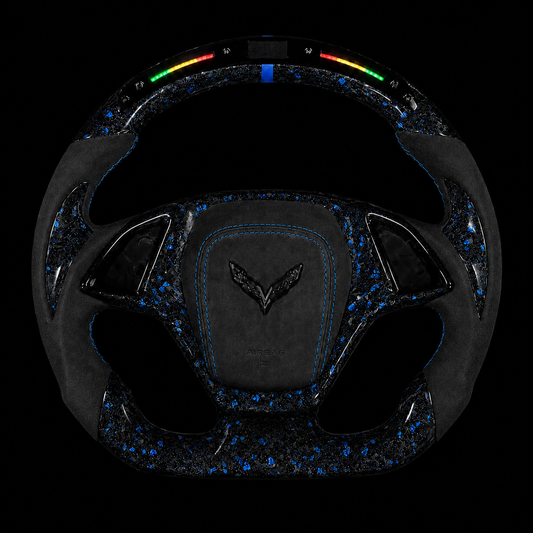 C7 Corvette Forged Carbon Fiber + Blue Flakes