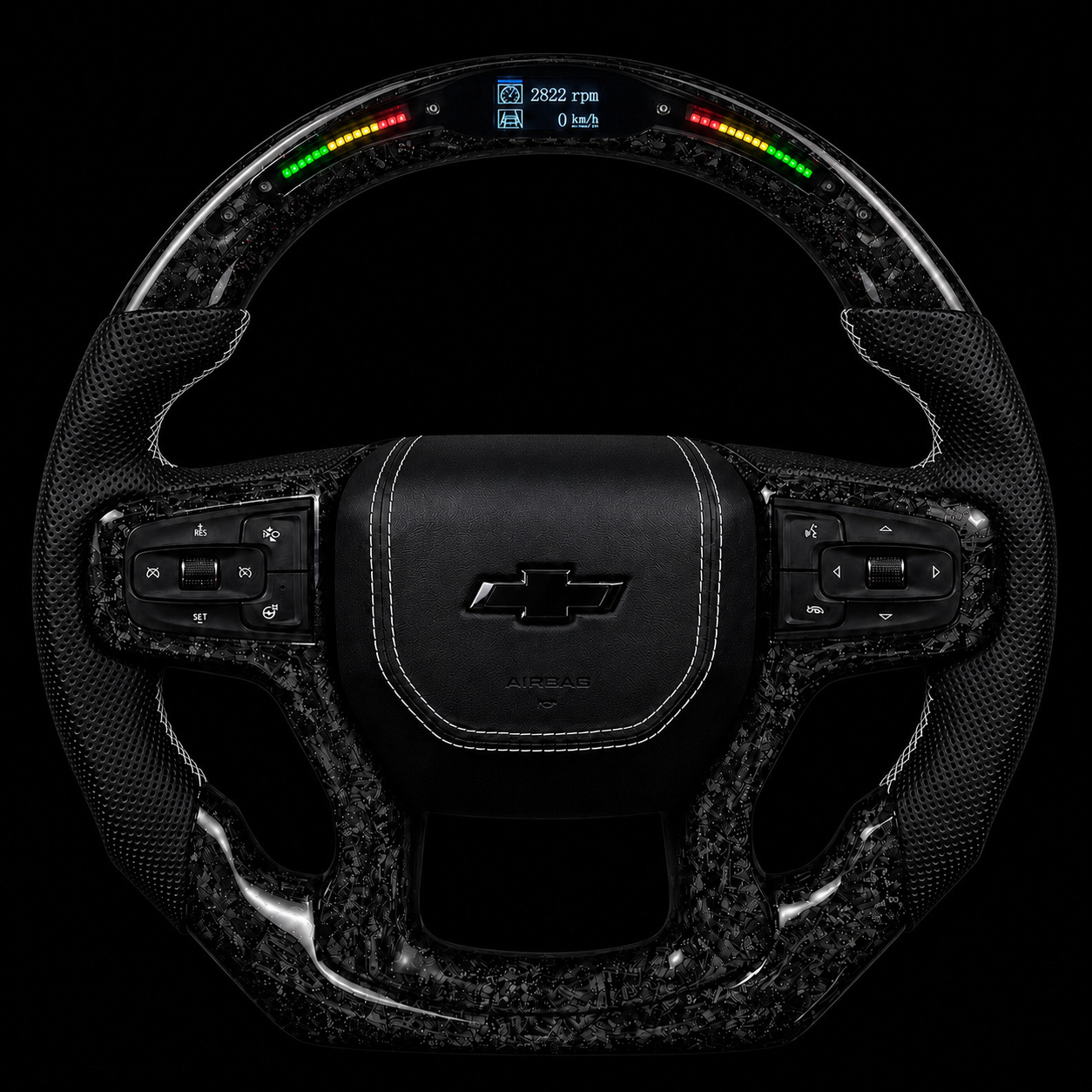 Chevrolet Silverado Forged Carbon Fiber Steering Wheel