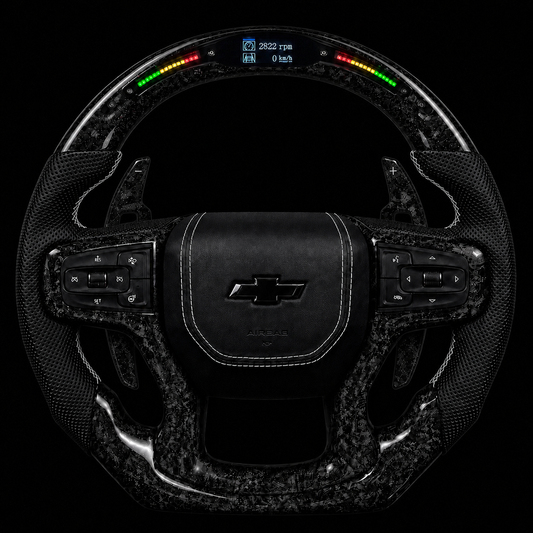 Chevrolet Silverado Forged Carbon Fiber Steering Wheel
