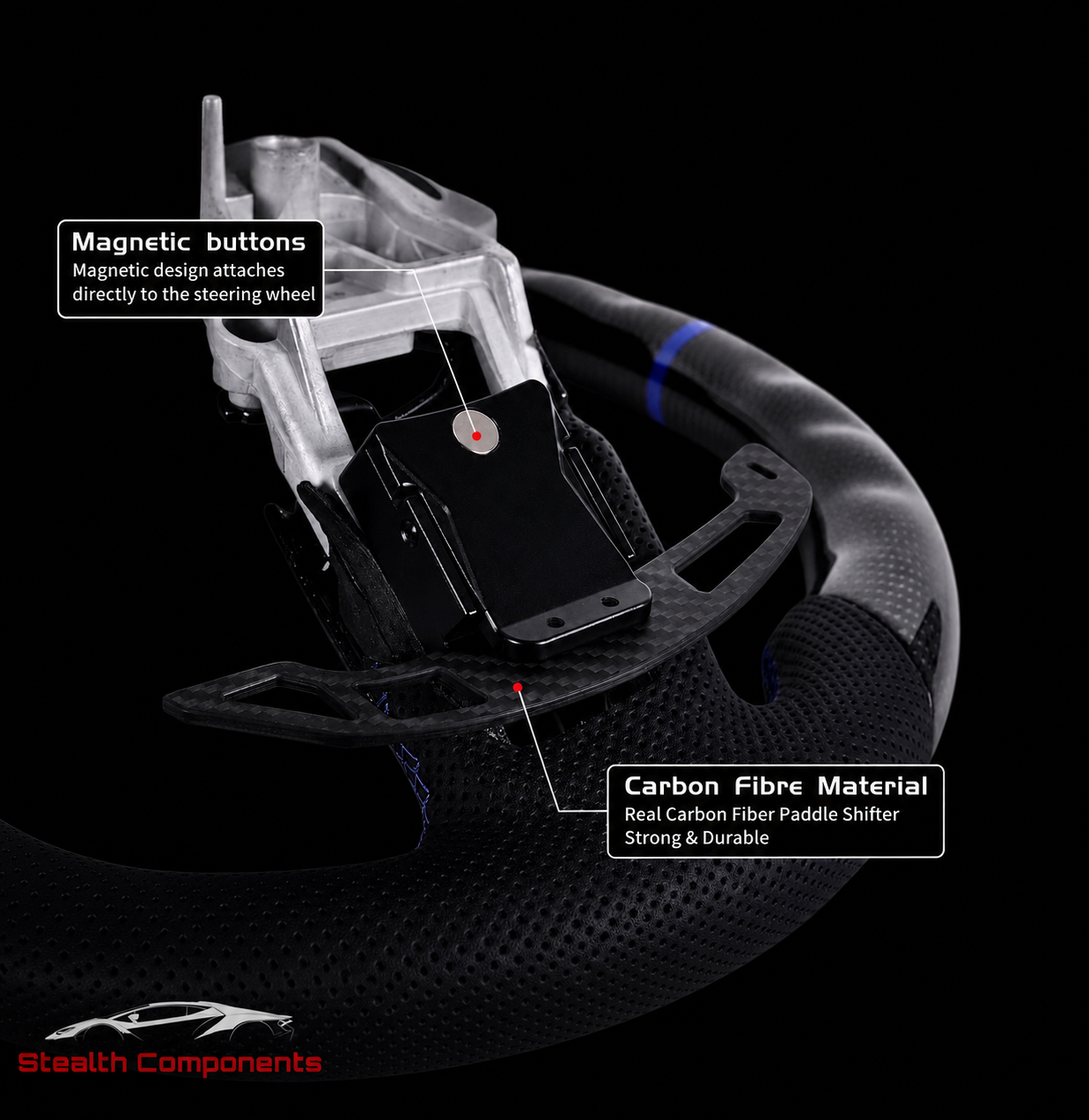 Magnetic Paddle Shifters - 2015-2023 Mustang