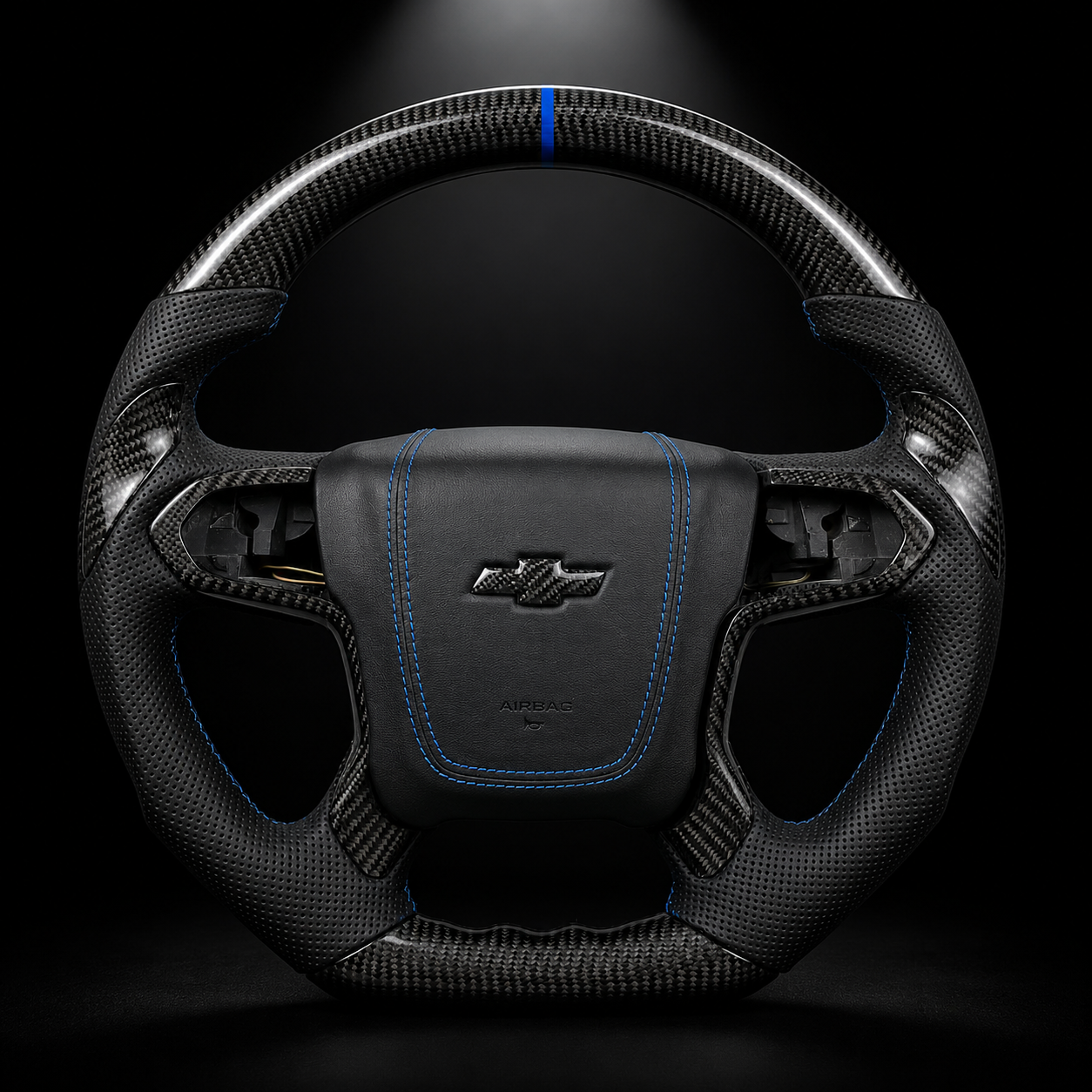 Chevrolet Silverado 2014-2018 Carbon Fiber Steering Wheel