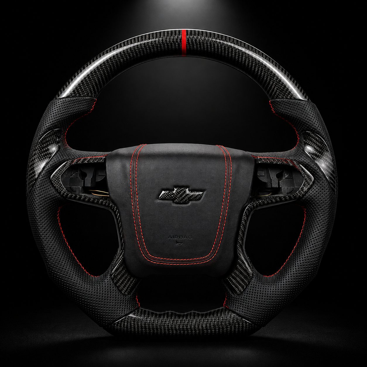 Chevrolet Silverado 2014-2018 Carbon Fiber Steering Wheel