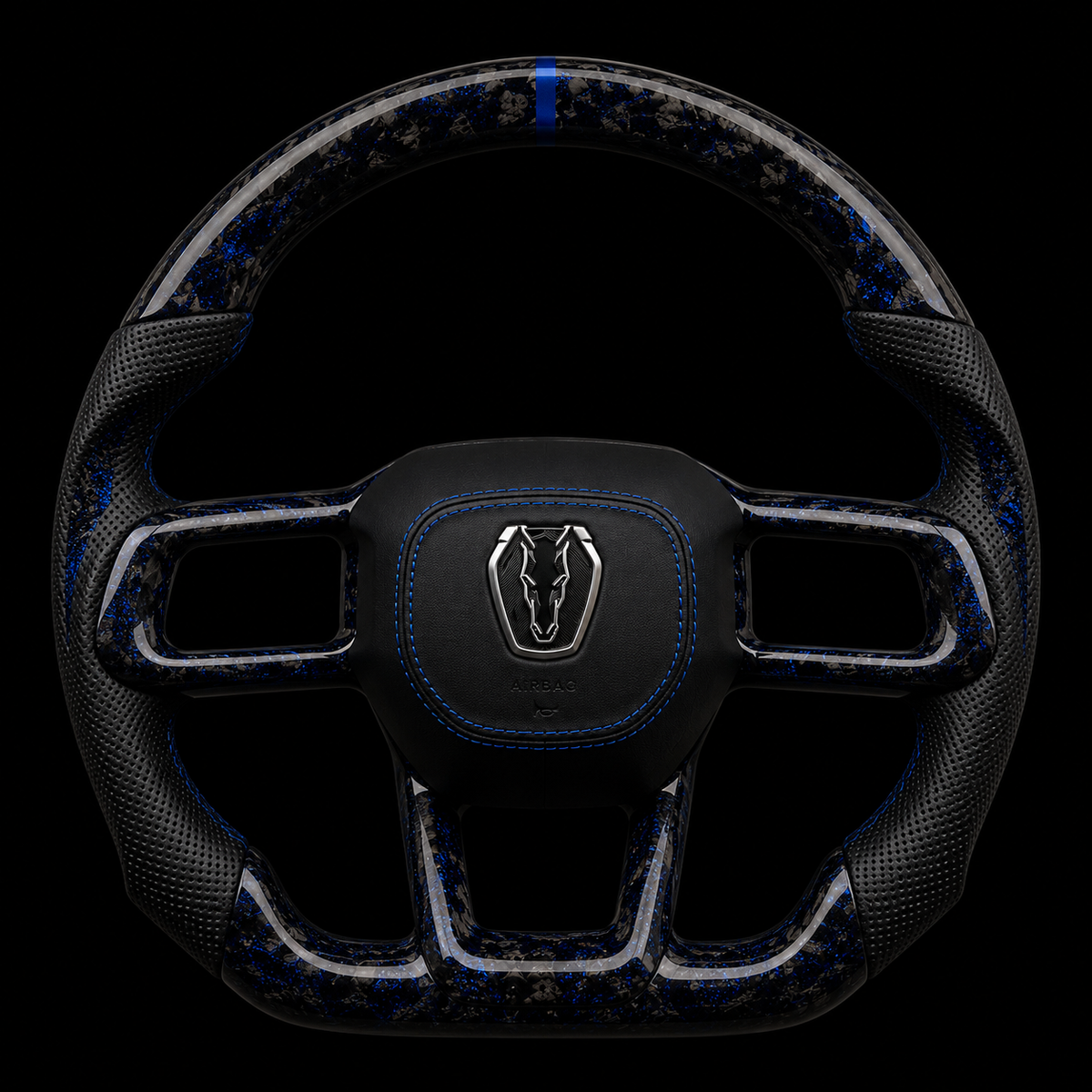 2024-2026 Mustang Dark Horse Forged Carbon Fiber Steering Wheel