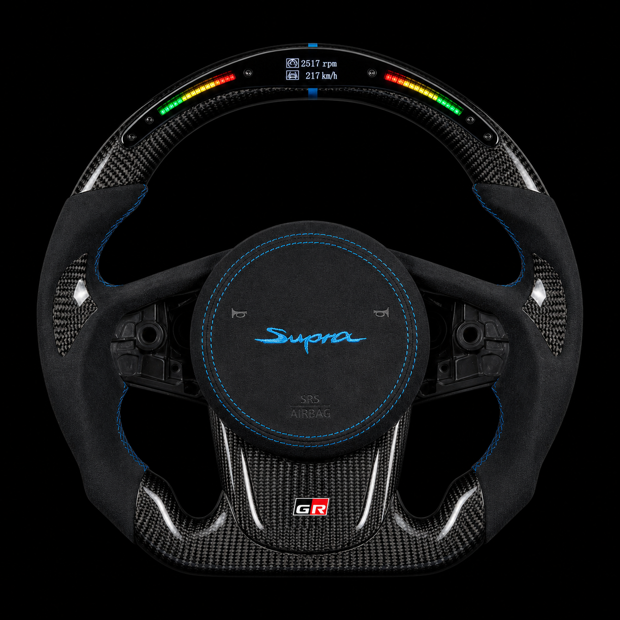Toyota Supra LED Carbon Fiber Steering Wheel