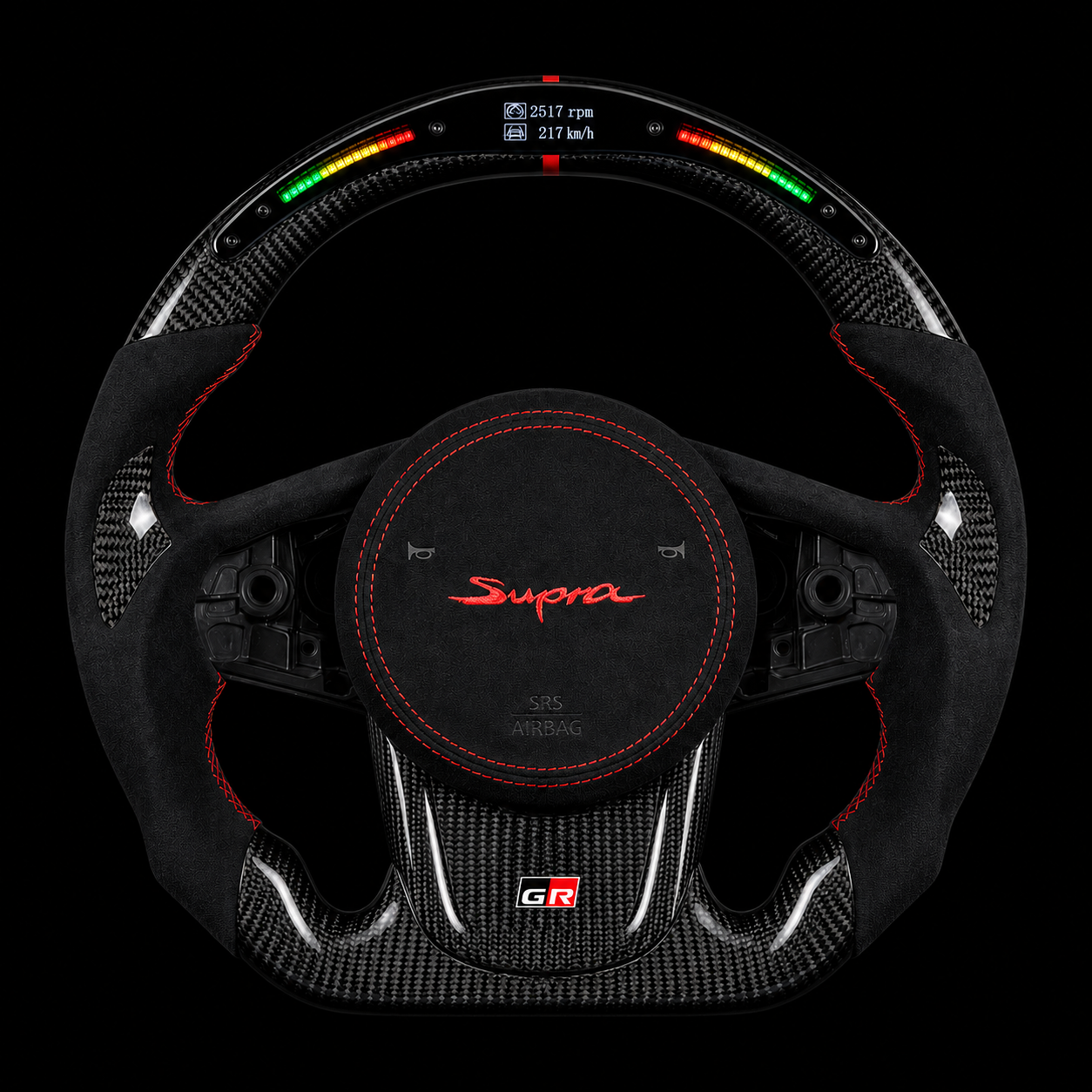 Toyota Supra LED Carbon Fiber Steering Wheel