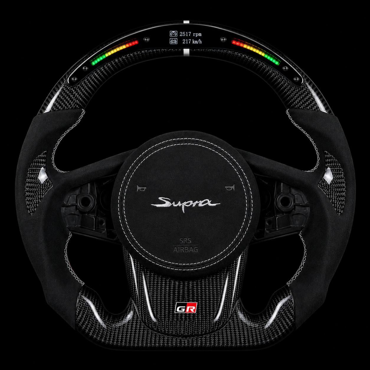 Toyota Supra LED Carbon Fiber Steering Wheel