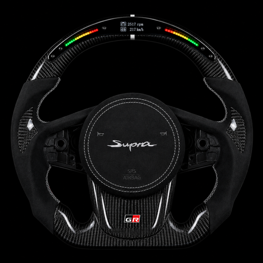 Toyota Supra LED Carbon Fiber Steering Wheel